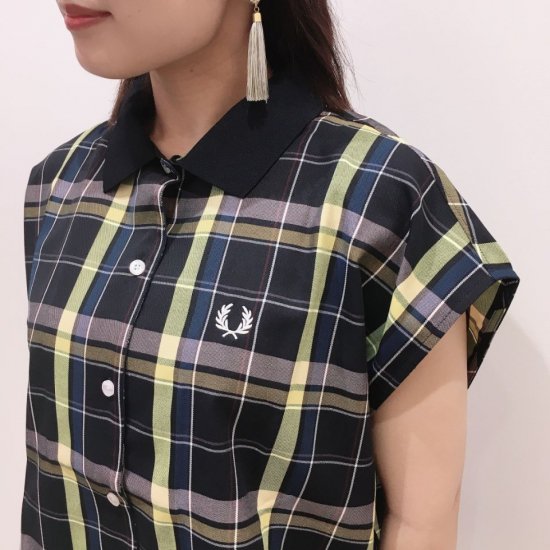 FRED PERRY - WOVEN CHECK SHIRT（G1162）