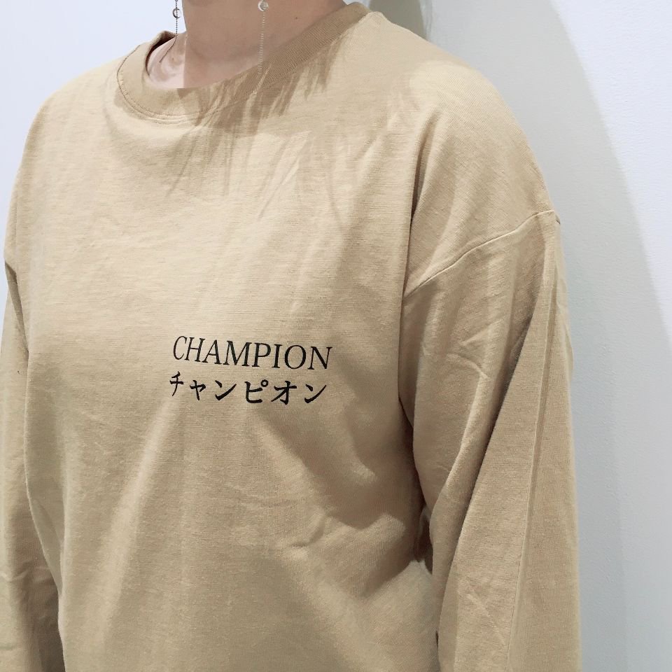Champion LONG SLEEVE T SHIRT(CW-U401)正規取扱商品 - Sheth Online Store - シスオンラインストア
