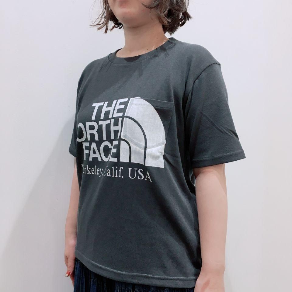 正規美品L ノースフェイス パープルレーベル　H/S Logo Tee グレー