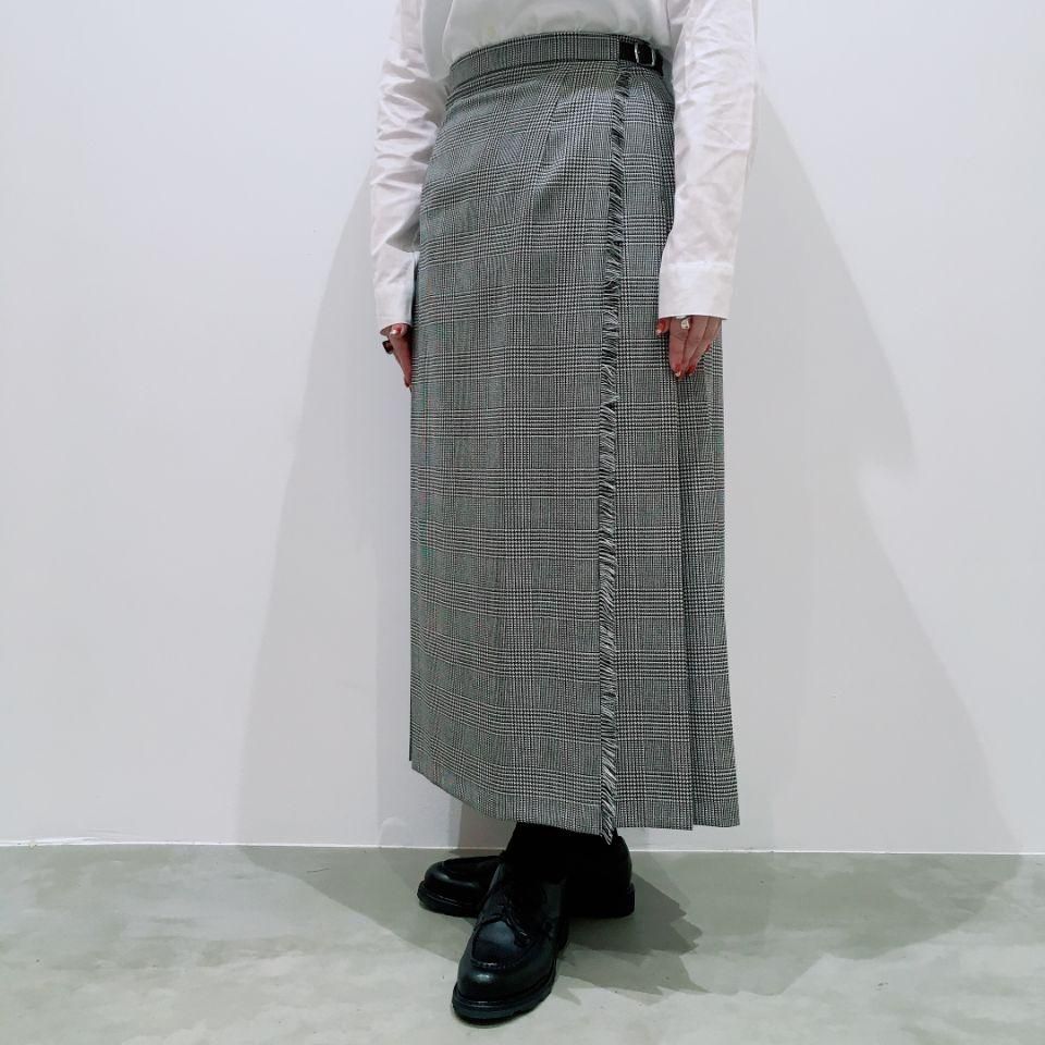 O'neil of Dublin - 両脇ベルト 後プリーツスカート（CH83cm丈）正規