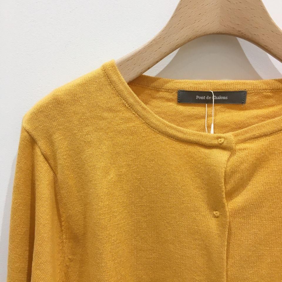 コットンカシミヤ クルーネックカーディガン セール】 コットンカシミヤ クルーネックカーディガン （カーディガン