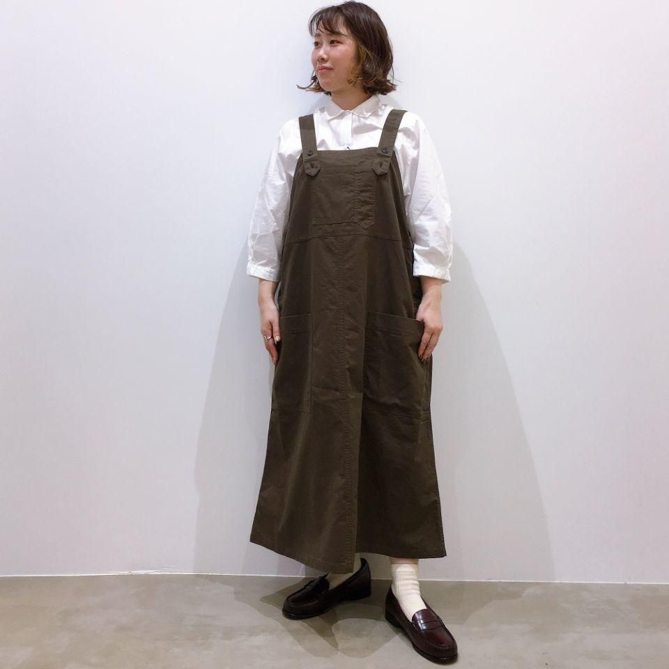 Sarahwear グレー サロペット ウール混紡 サラウェア