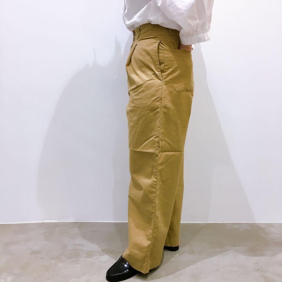 SARAHWEAR - ＜Birkin＞ソフトチノワイドストレートパンツ