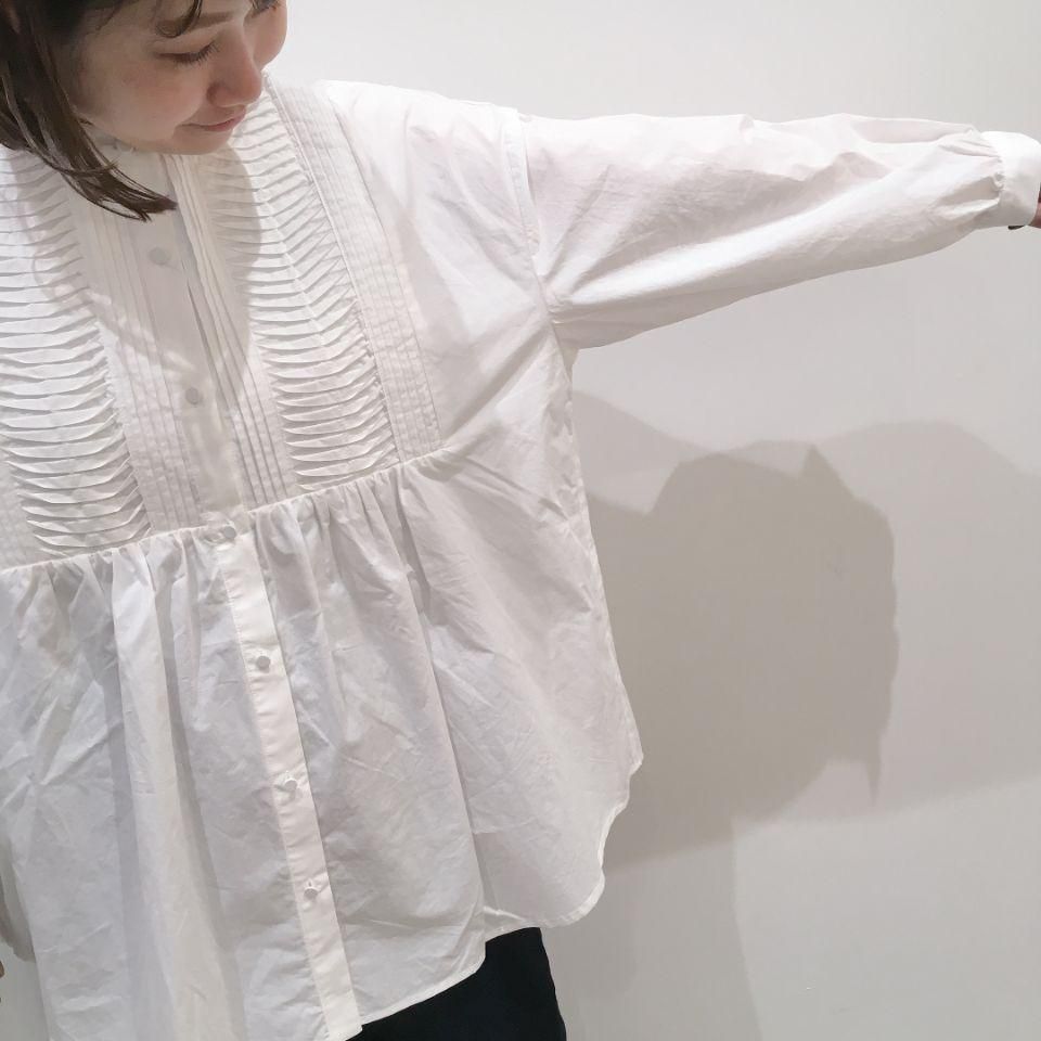 JUSGLITTY ピンタックチュニックブラウス 綿強撚ピンタックチュニックブラウス｜通販のベルメゾンネット