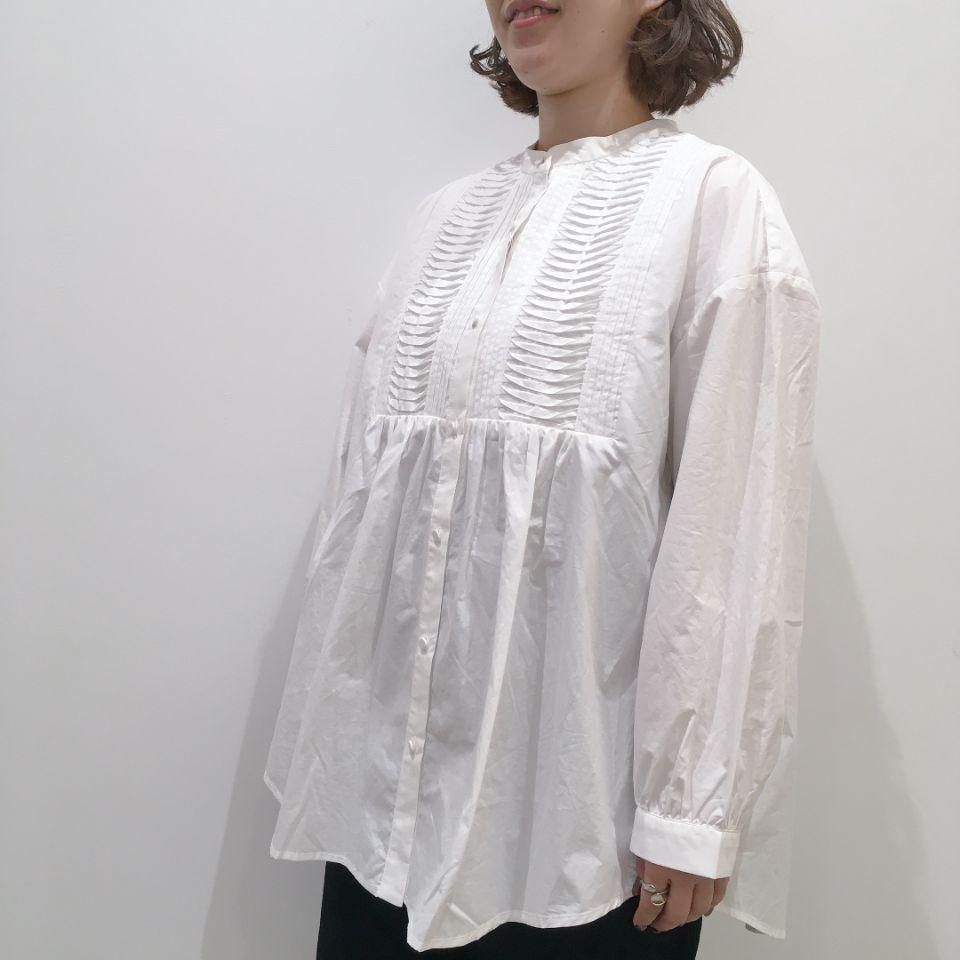 Sheth - 片倒しピンタックチュニックブラウス（1215033） - Sheth