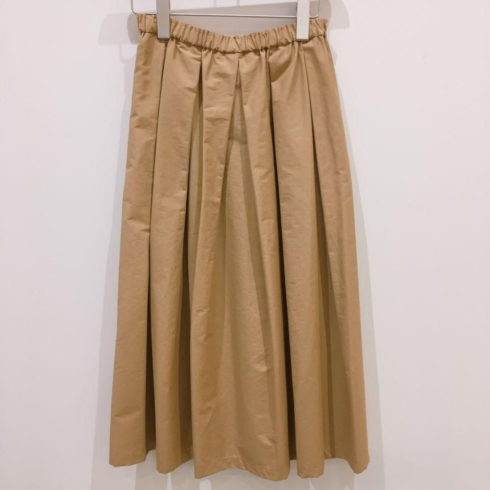 Crespi - 80cm丈コットンナイロン グログランプリーツスカート