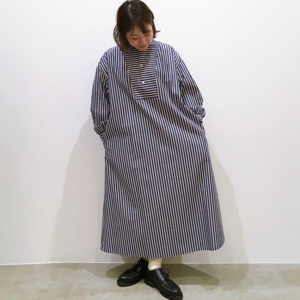 Le minor - ブロードストライプワンピース（EL31105) - Sheth