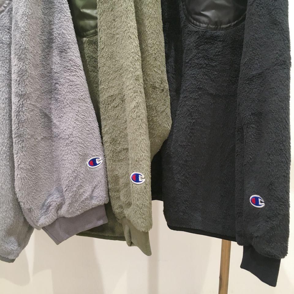 Champion x beauty shop and youth sherpa hoodie
