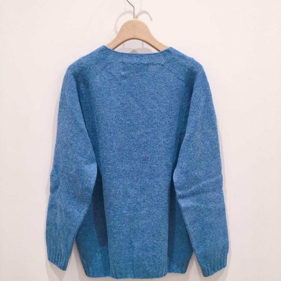 Harley of Scotland - シェトランドウールクルーネックセーター