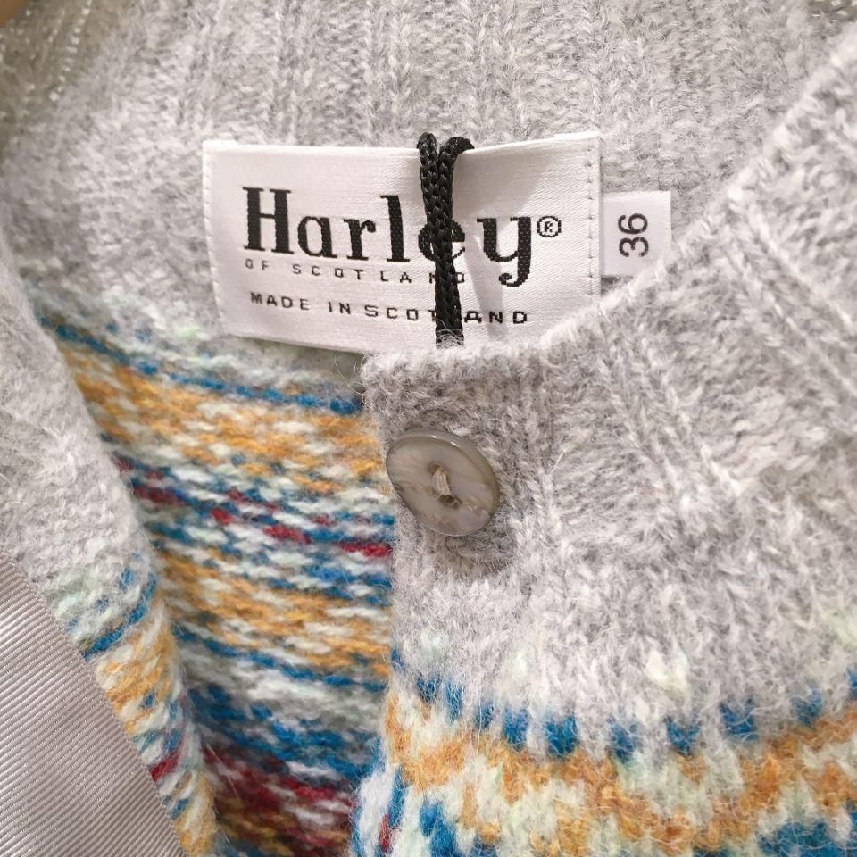 新品　HELLO.SANFRANCISCO ニットカーディガン　オフホワイト HELLO.SANFRANCISCO/ハローサンフランシスコ】手書きオーバー