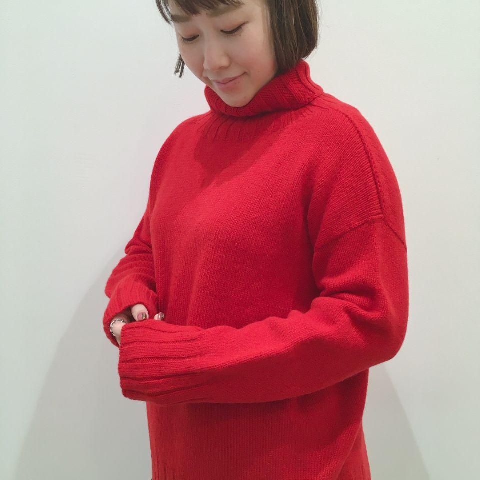 Aparaya - ラムズウールハイネックニット - Sheth Online Store Aparaya - ラムズウールハイネックニット - Sheth Online Store