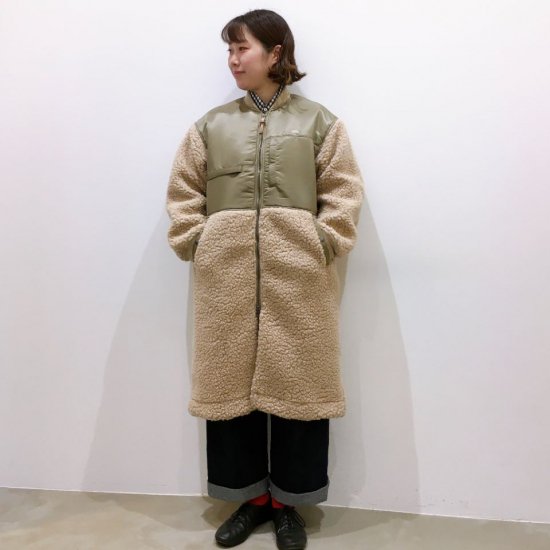 THE NORTH FACE PURPLE LABEL - Wool Boa Fleece Denali Coat (NAW2150N)谷