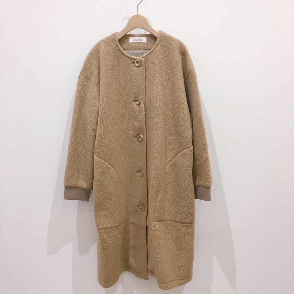 Vintage フリースハーフコート 高見えラバーロゴ。ラフでお洒落な大人の配色フリースハーフジッププル