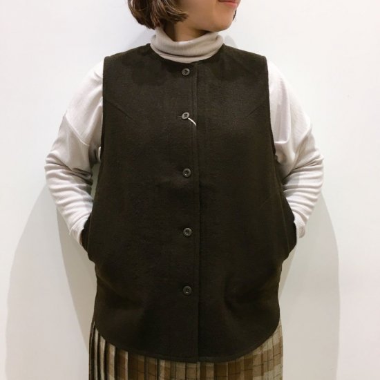 SARAHWEAR - Felting Wool Vest(C1116)