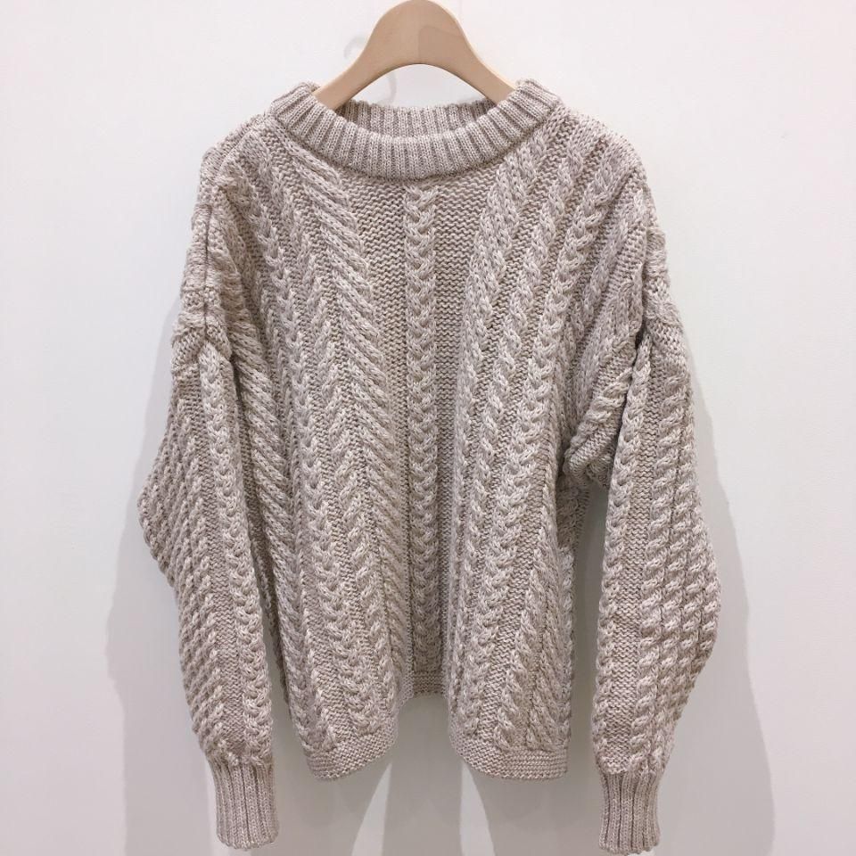 Guernsey Woollens - ガンジーセーター アラン編みフィッシャーマンズ