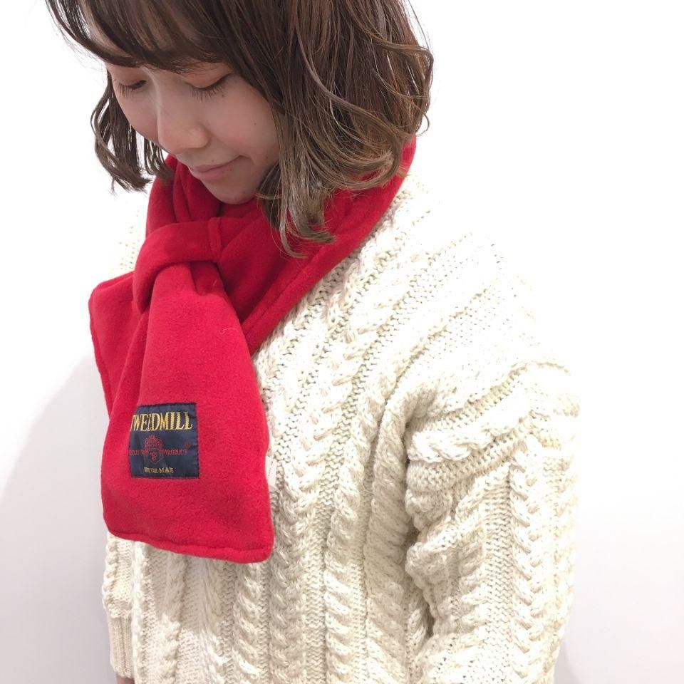 TWEED MILL - TWEEDMILL Fleece Muffler フリース マフラー