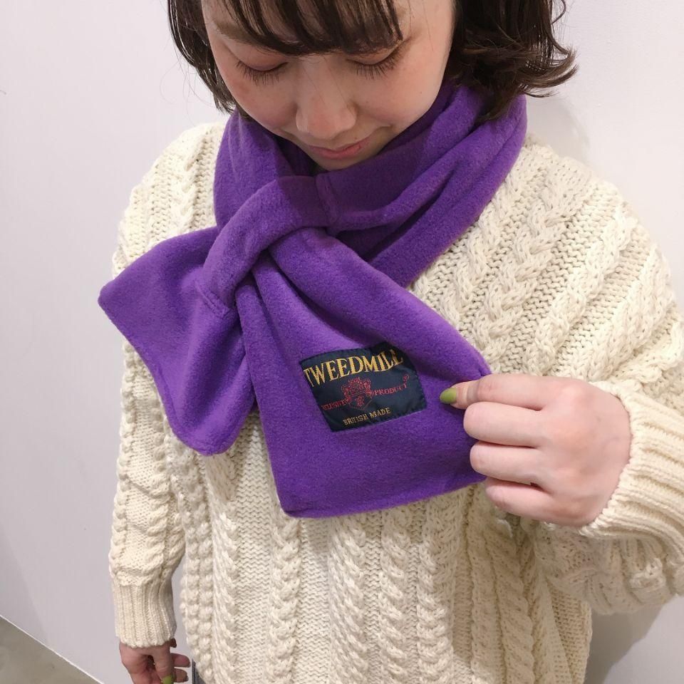 TWEED MILL - TWEEDMILL Fleece Muffler フリース マフラー