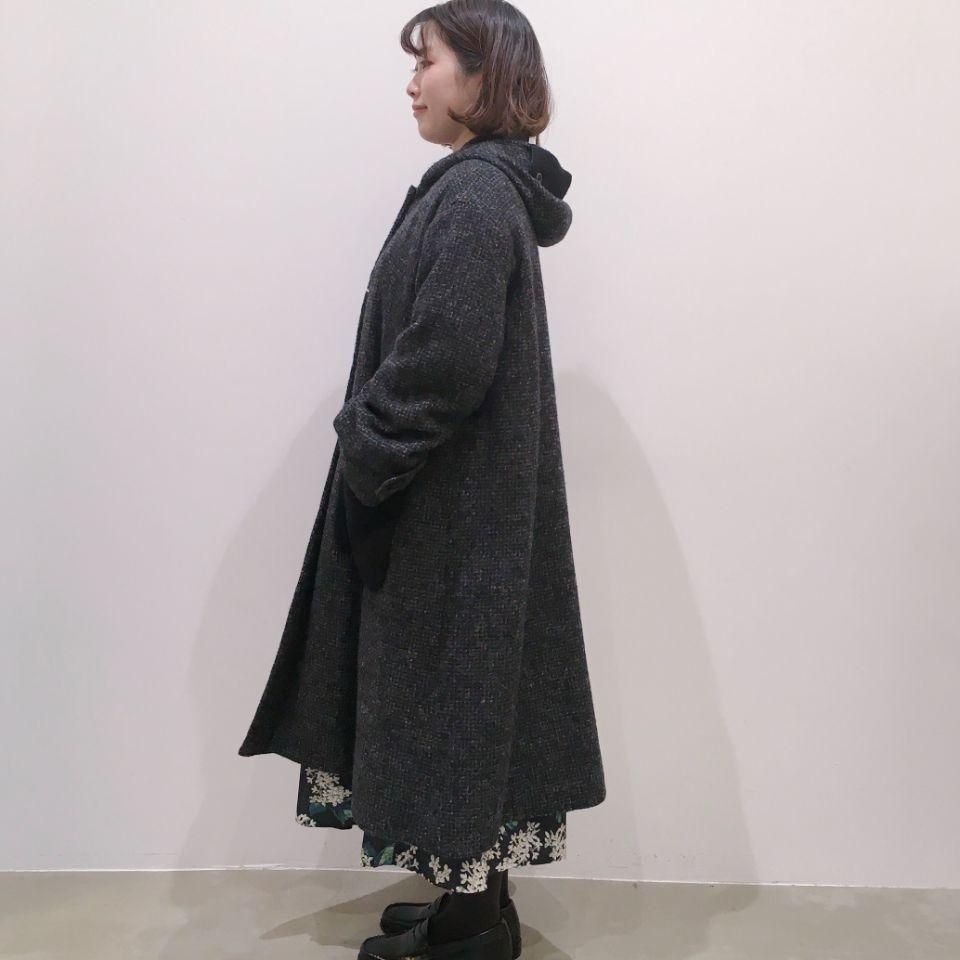 Porter classic wool & gauze swing coat hotsell