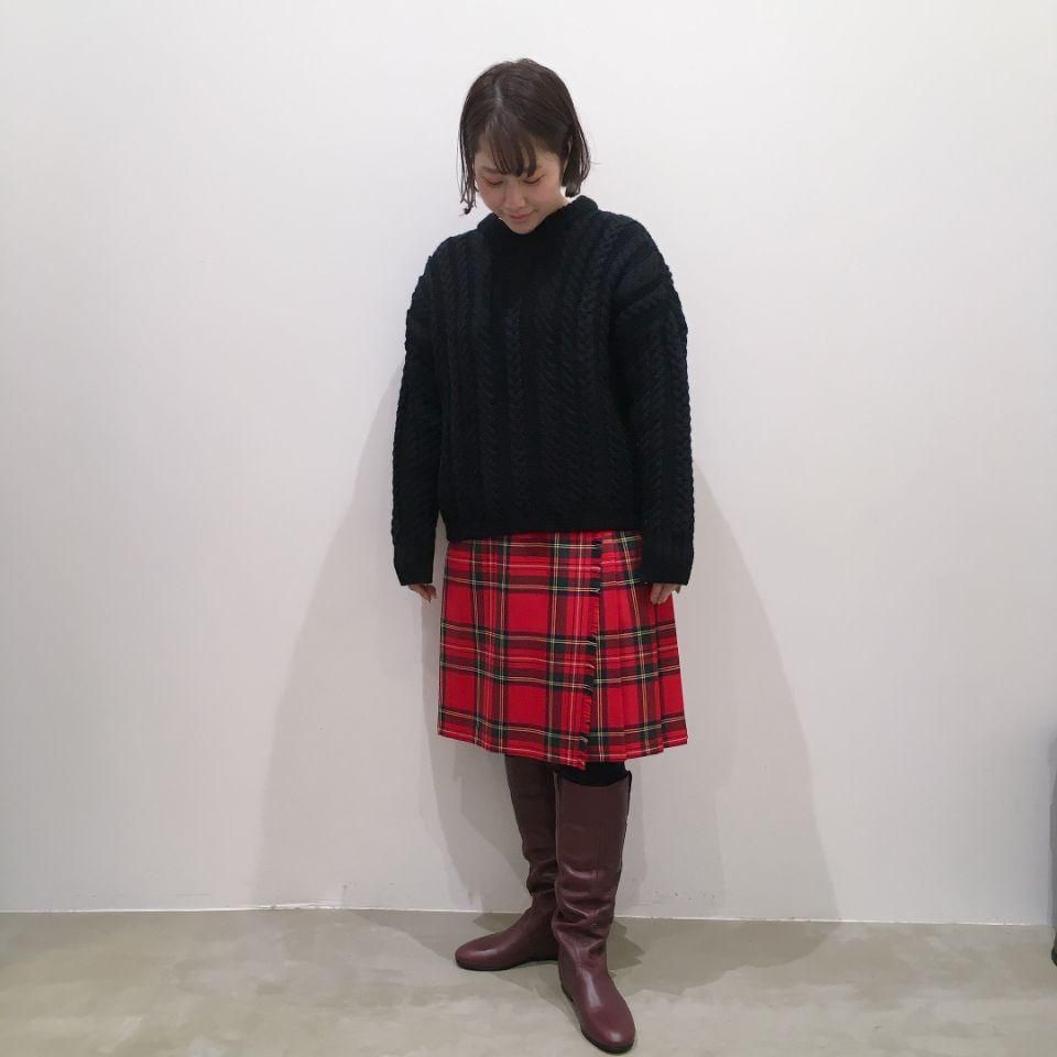 FABIO RUSCONI - 表革 フラットソールロングブーツ(正規取扱品 FABIO RUSCONI - 表革 フラットソールロングブーツ(正規取扱品