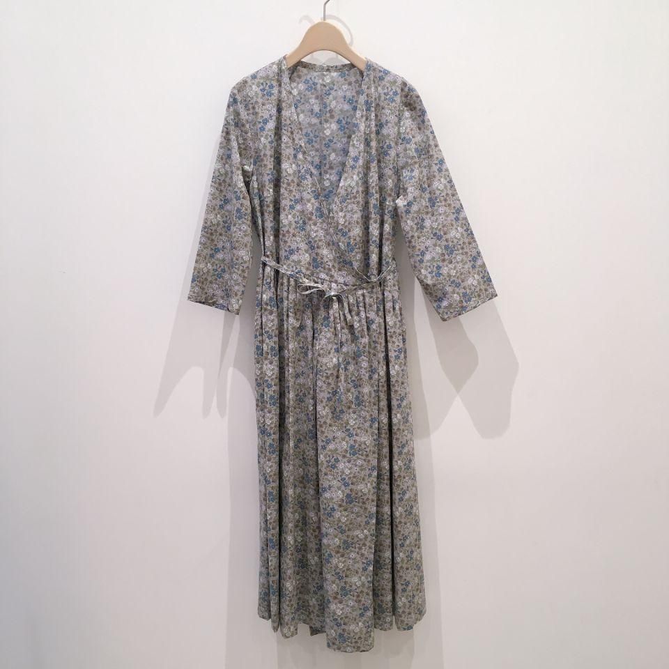 SARAHWEAR - リバティプリント カシュクールワンピース (C71147