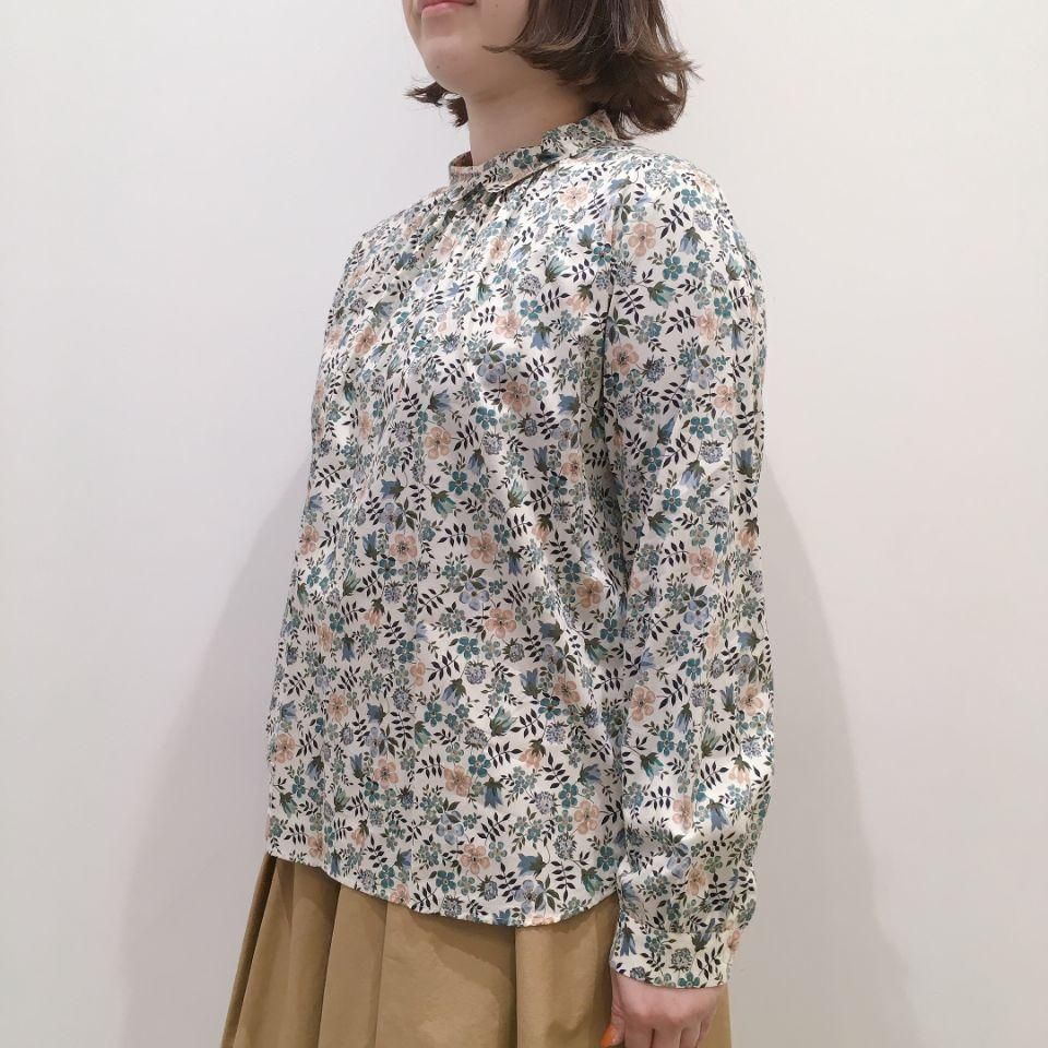 日本製/今治産 IENA LUNE 別注ロングブラウス リバティ グラディス