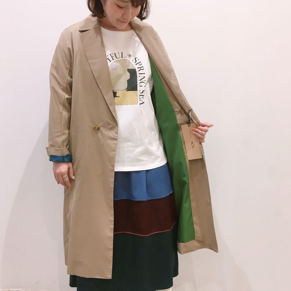 COMMONO reproductions 2 キモノコート FIL DE FER - シレー加工 キモノスリーブコート - Sheth Online
