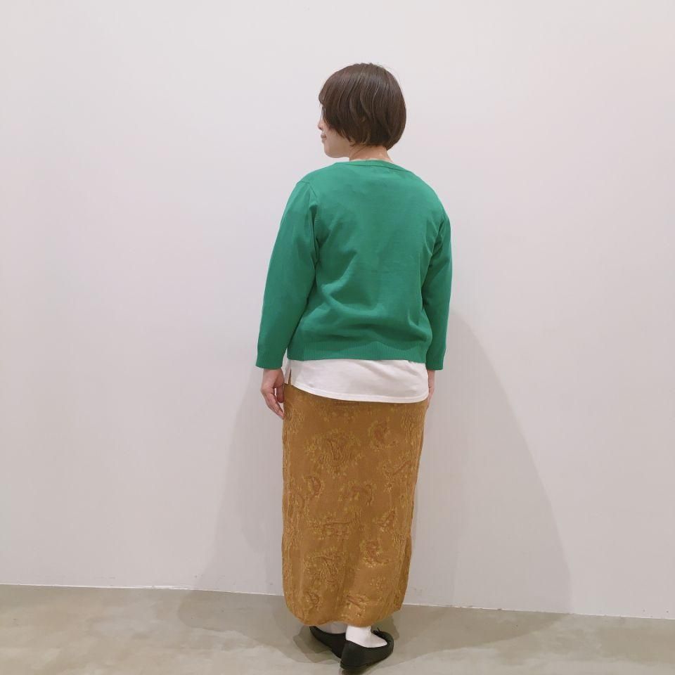 NOMBRE IMPAIR - 強撚コットン Vネックカーディガン - Sheth NOMBRE IMPAIR - 強撚コットン Vネックカーディガン - Sheth