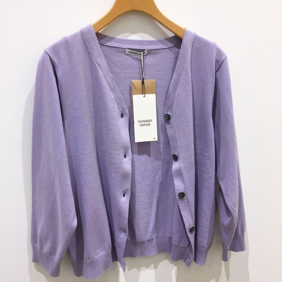 エトロ カーディガン ネイビー×パープル 薄手 エトロ カーディガン ネイビー×パープル 薄手 Etro V-Neck Cardigan
