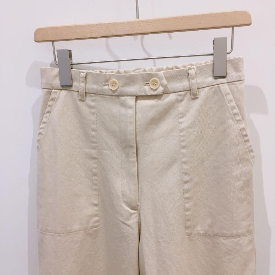 極美品 未使用？ カナダ製 wash2wear スエードレザー ストレートパンツ ◇センタープレスセミワイドパンツ（0773230001
