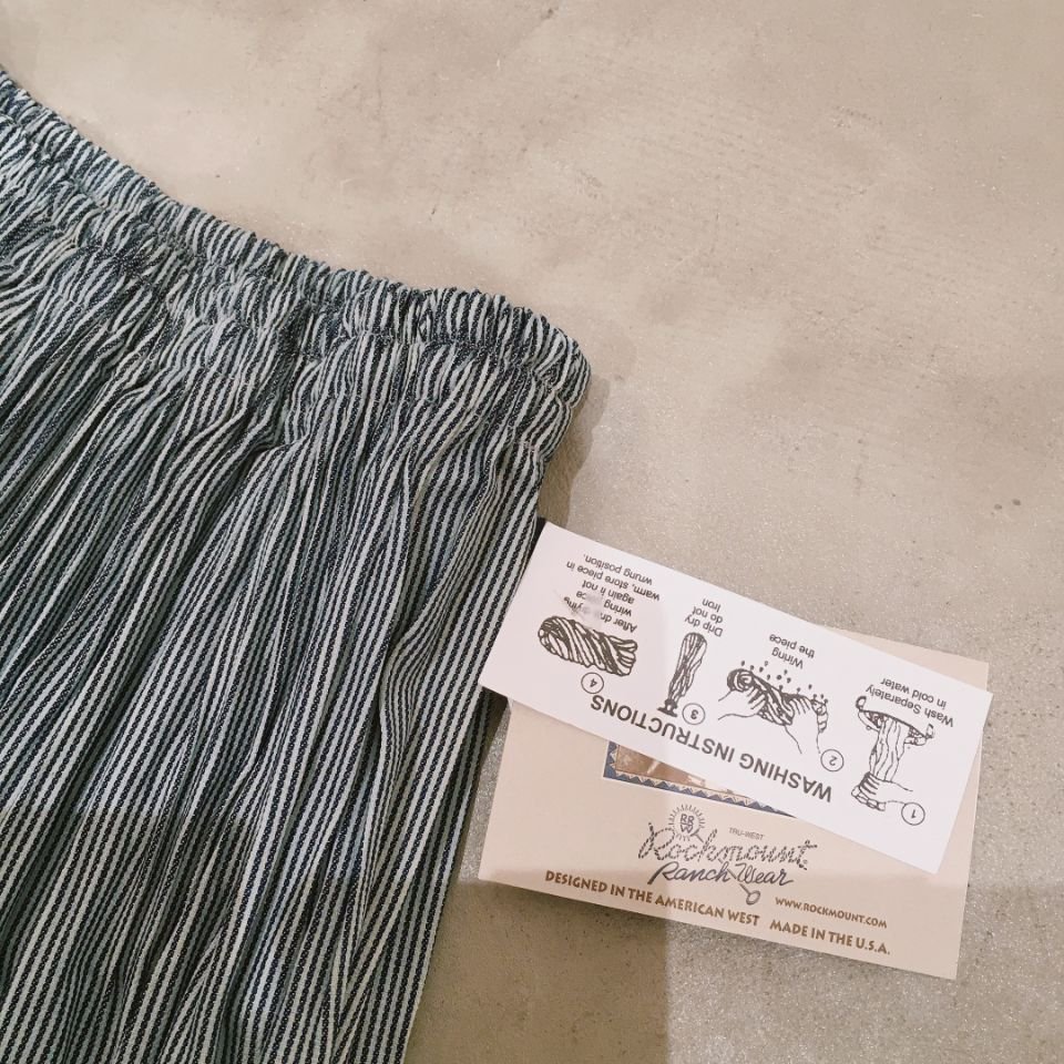 Rockmount - デニム ヒッコリー ３段ティアードスカート 正規取扱商品