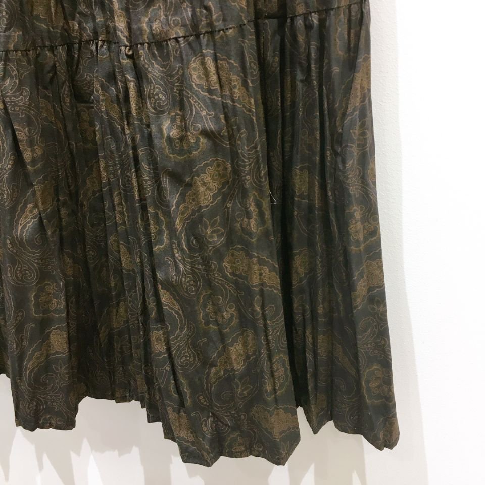 Rockmount - コットンブラックペイズリー３段ティアードスカート（正規取扱商品）