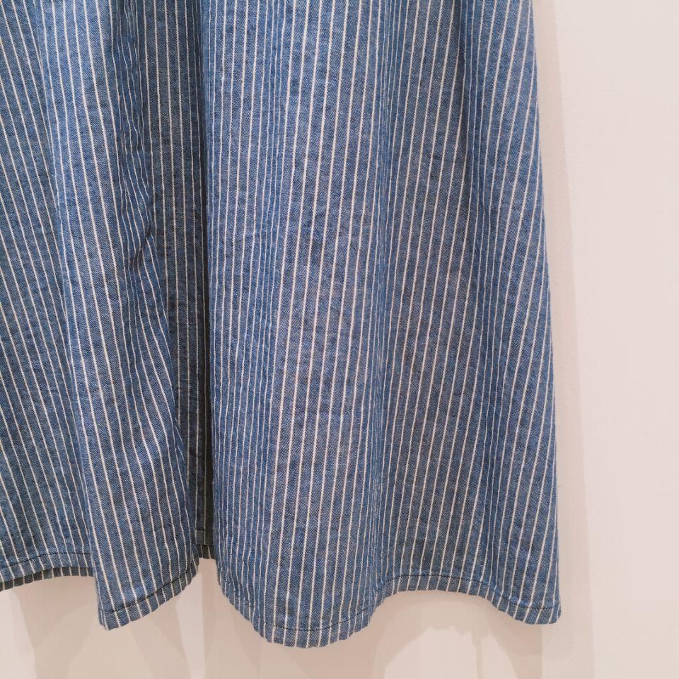 SARAHWEAR - ヒッコリー素材のジャンパースカート(C4218 SARAHWEAR - ヒッコリー素材のジャンパースカート(C4218