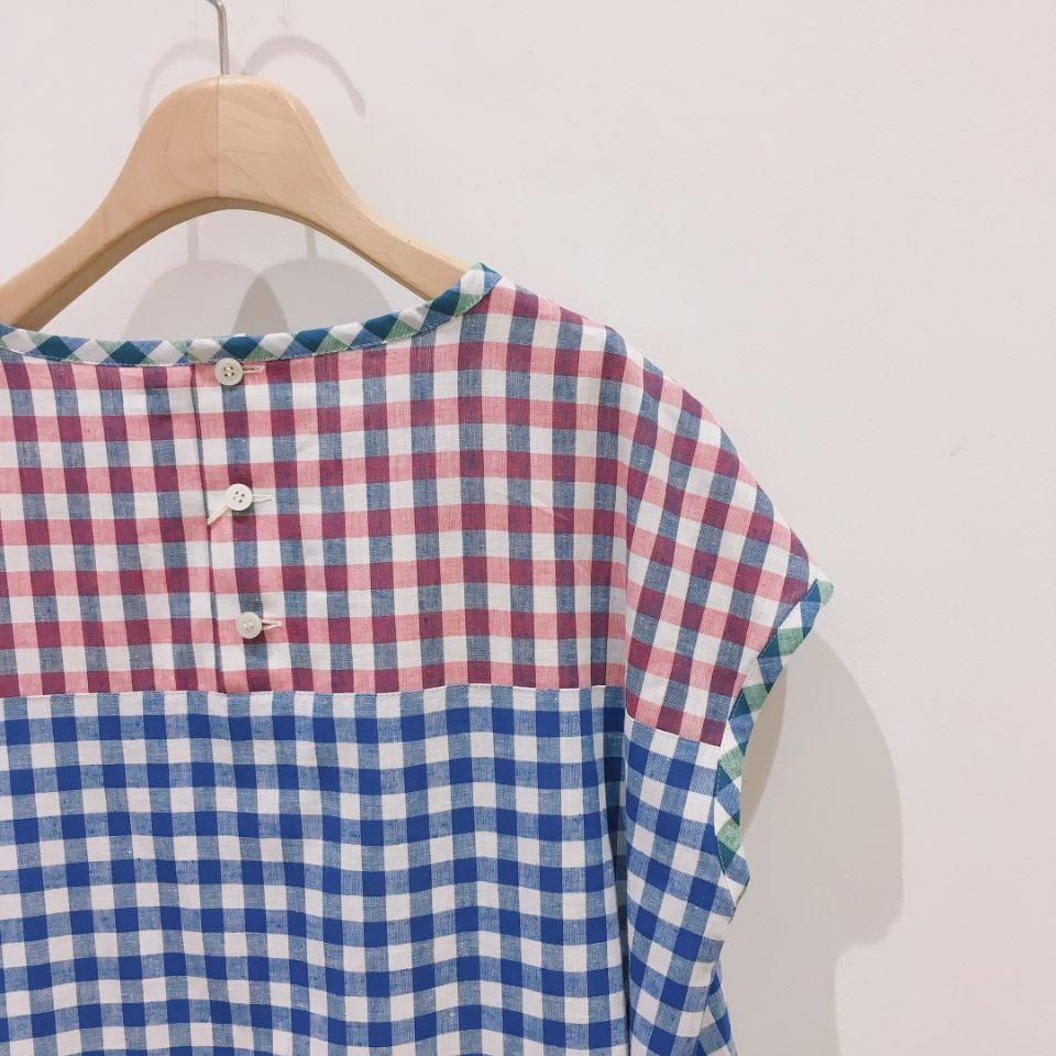 cocoaさま専用 エムズグレイシー ギンガムチェック使いカットソーワンピース M'S GRACY 2025 SUMMER Collection | msgracy