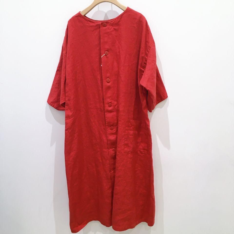 Sarahwear リネン　ワンピース SARAHWEAR TOMOYO リネンワンピース 無地 C71076-D71116