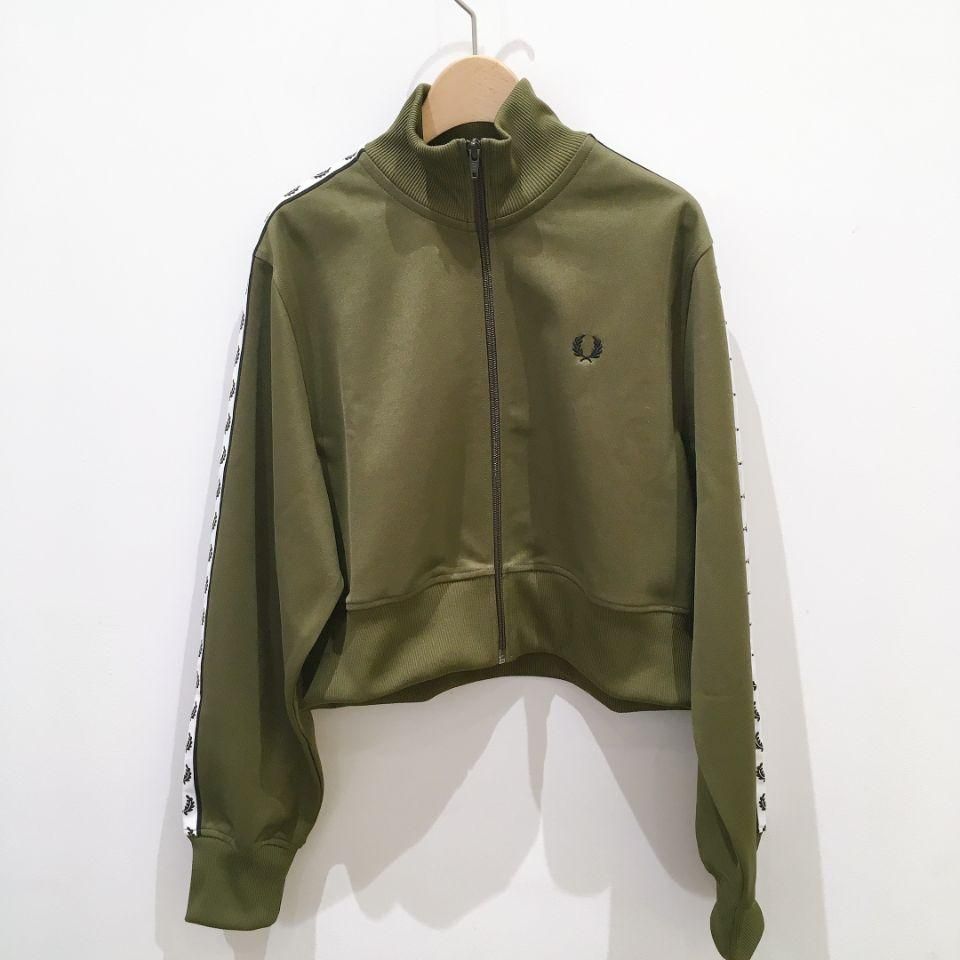 Cropped Taped Track Jacket