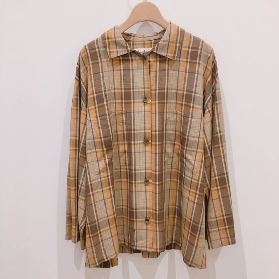 SARAHWEAR - ＜Marche Shirt＞ レーヨンチェックのマルシェシャツ (C52748)