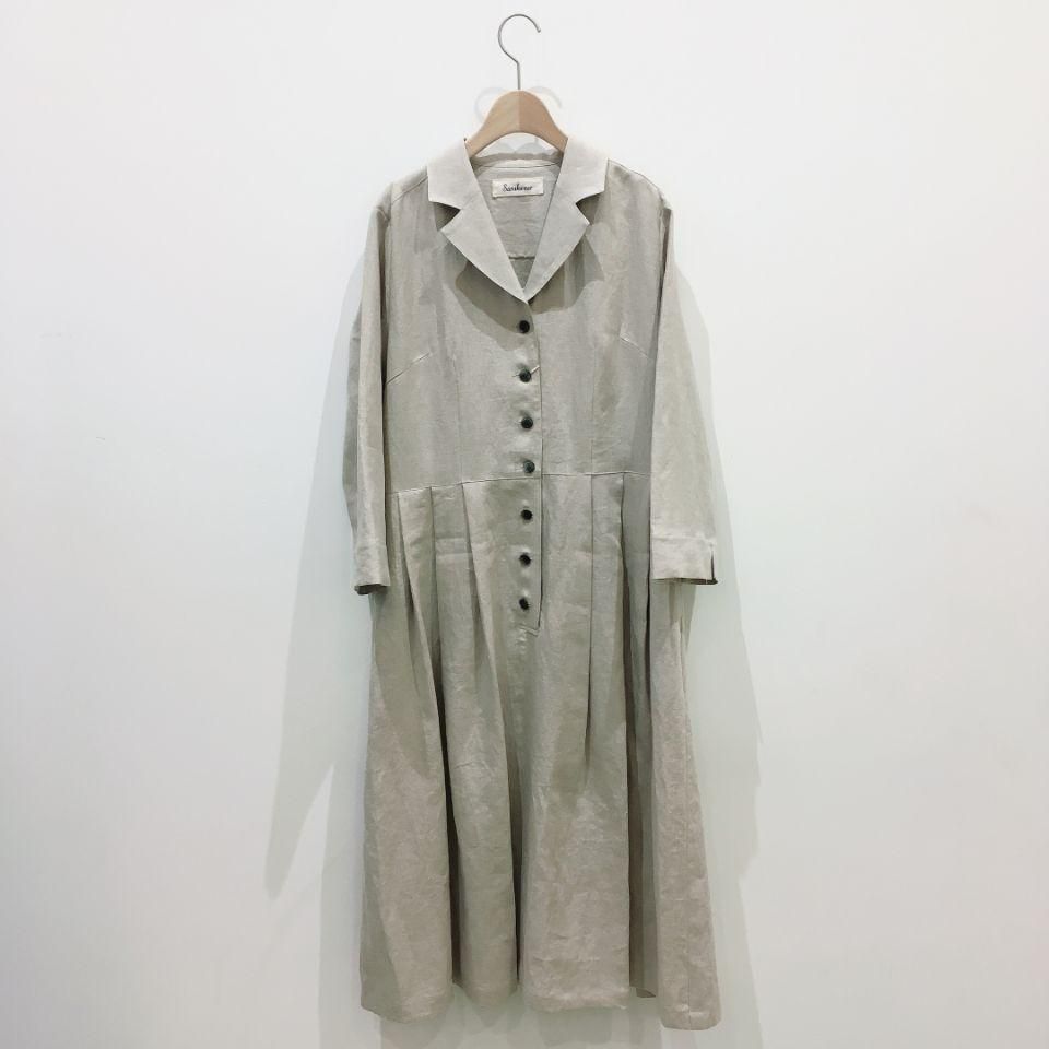 スーパーセール期間限定 - SARAHWEAR ＜Ellie＞Nippon オープンカラードレス Linen ジャケット・アウター