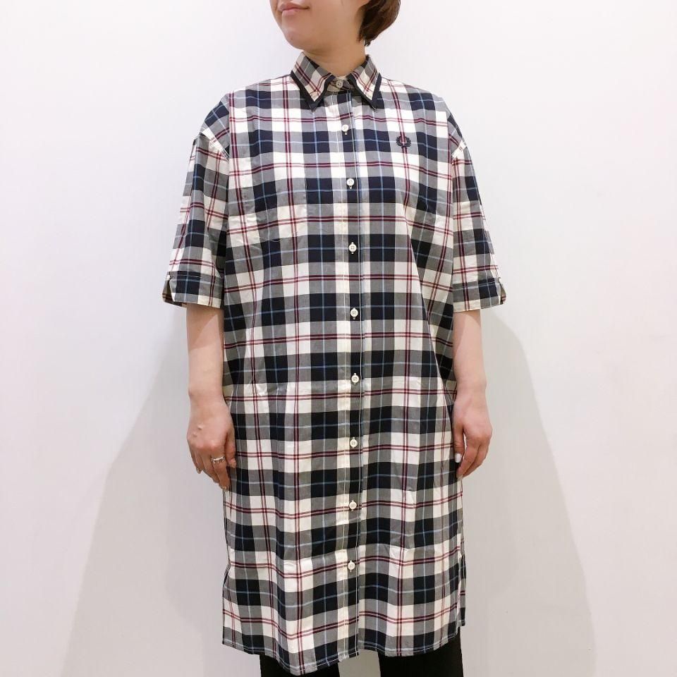 FRED PERRY - Interdetail Tartan Shirt Dress（D3160）（正規
