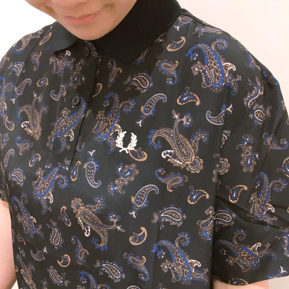 FRED PERRY - Paisley Print Polo Shirt（G3130）（正規取扱商品） - Sheth Online Store -  シスオンラインストア