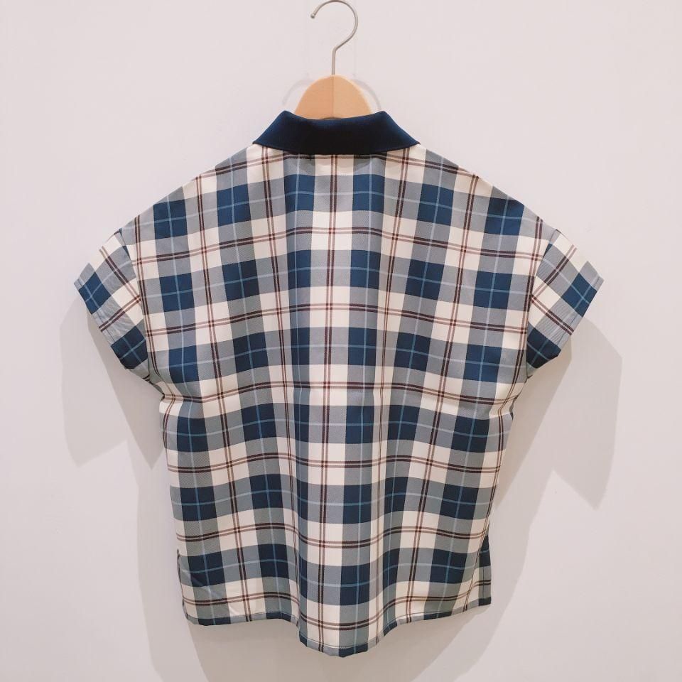 FRED PERRY TARTAN SHIRT ネイビー 半袖 FRED PERRY - Tartan Shirt（F8659）（正規取扱商品） - Sheth