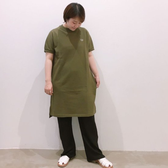 FRED PERRY - Boxy Pique TShirt Dress（D1171）（正規取扱商品）