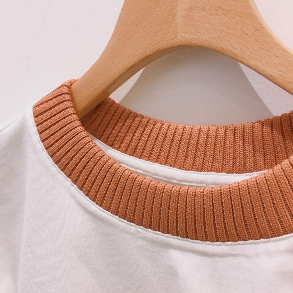 FRED PERRY フレッドペリー　Knitted Trim T-Shirt FRED PERRY - Knitted Trim T-Shirt（G3143）正規取扱商品