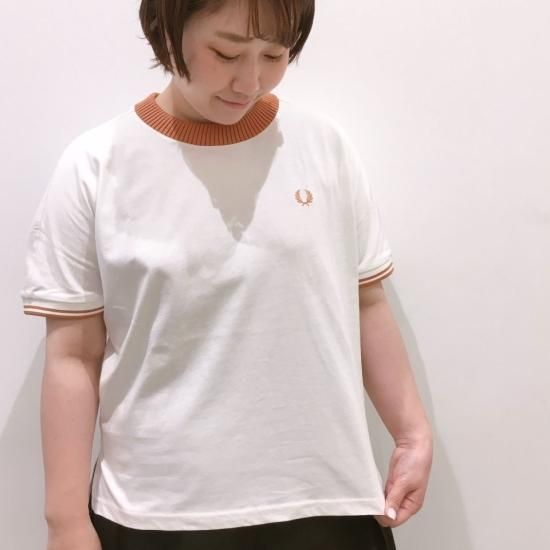 FRED PERRY - Knitted Trim T-ShirtG3143谷