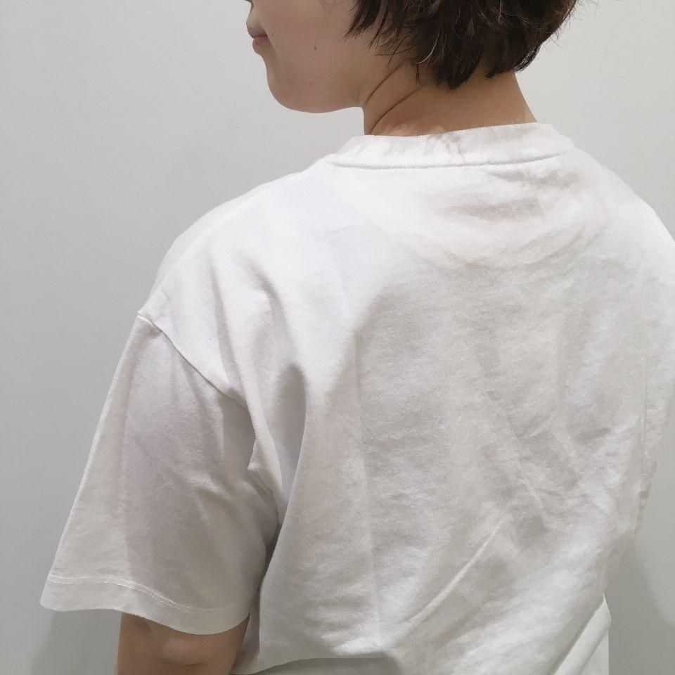 ON ホワイト ショートスリーブTシャツ Calvin Klein - ショートスリーブ モノグラムプリントTシャツ