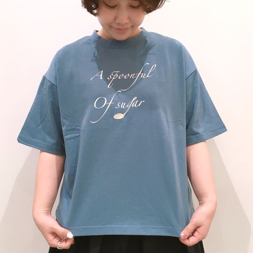 sosotto - USAコットン刺繍Tee　A Spoonful Of　Sugar（4211132）