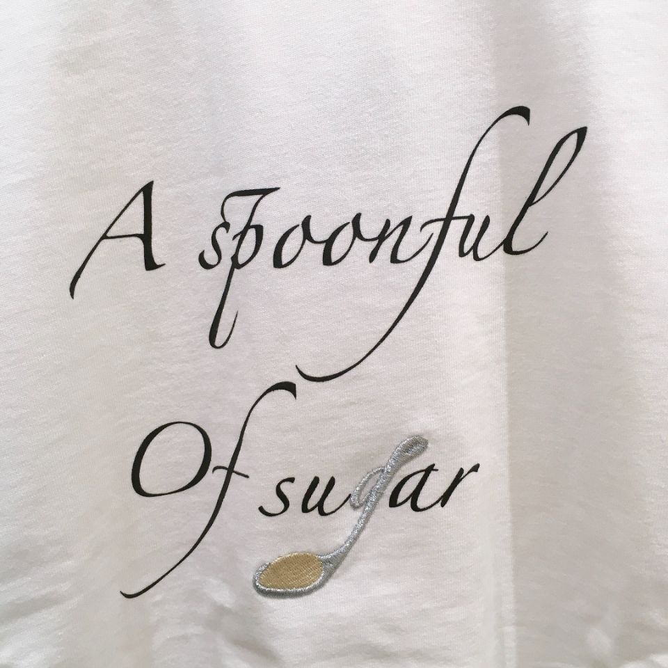 sosotto - USAコットン刺繍Tee　A Spoonful Of　Sugar（4211132）