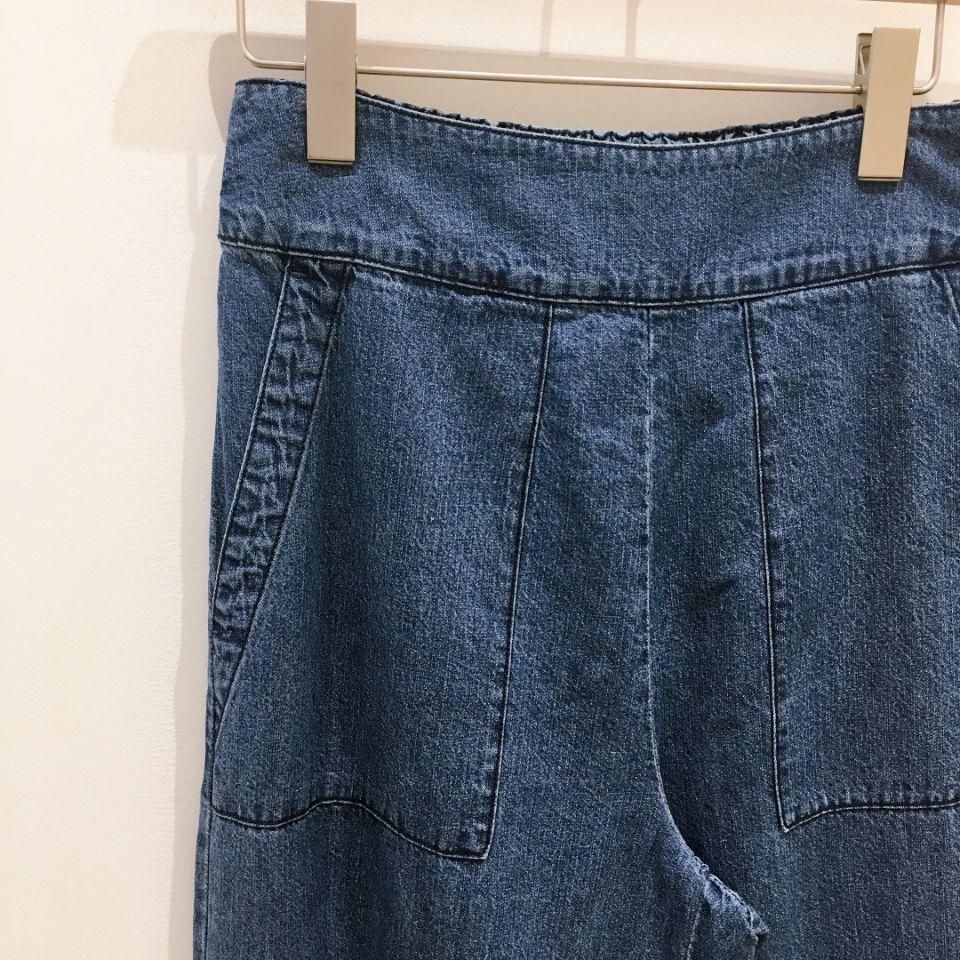 FIL DE FER - C/Liデニム 8分丈パンツ - Sheth Online Store FIL DE FER - C/Liデニム 8分丈パンツ - Sheth Online Store