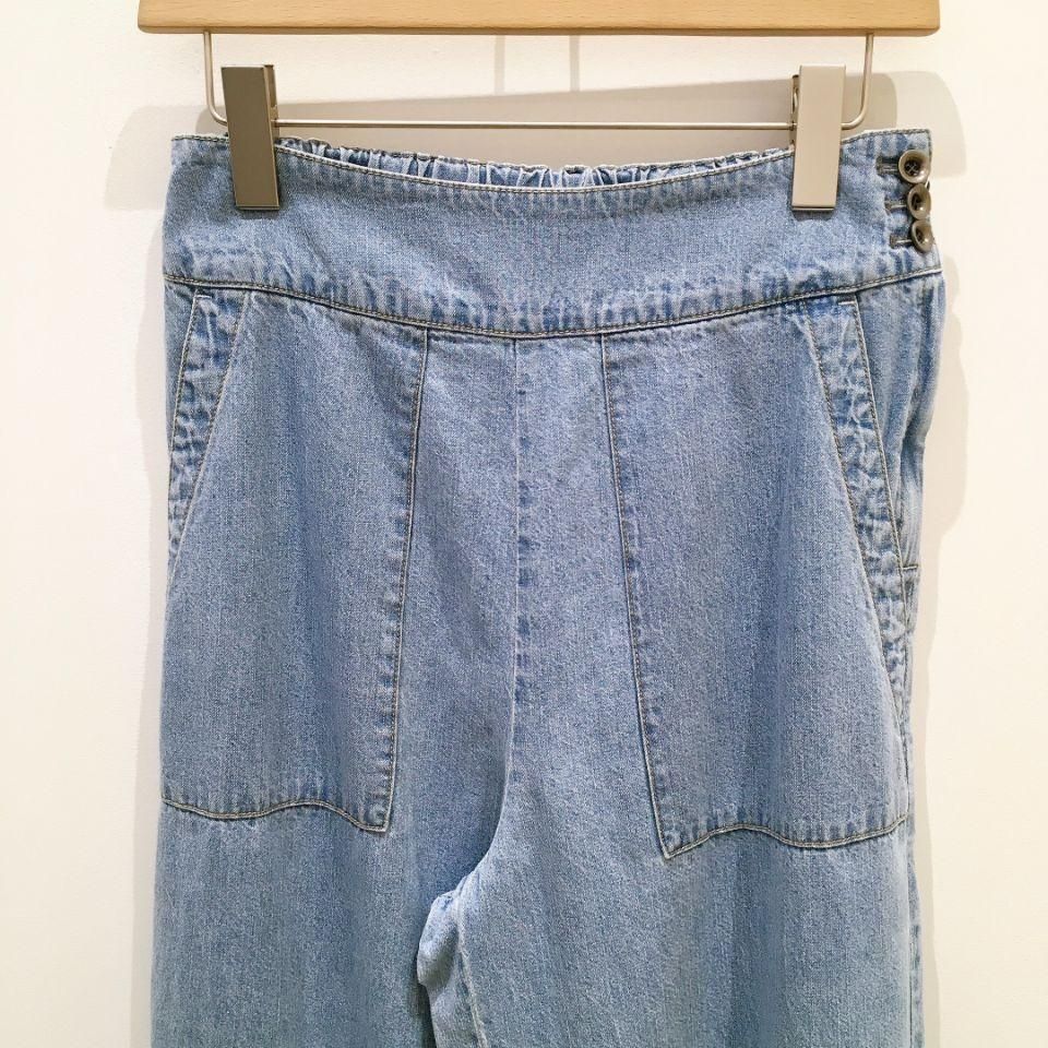 FIL DE FER - C/Liデニム 8分丈パンツ - Sheth Online Store FIL DE FER - C/Liデニム 8分丈パンツ - Sheth Online Store
