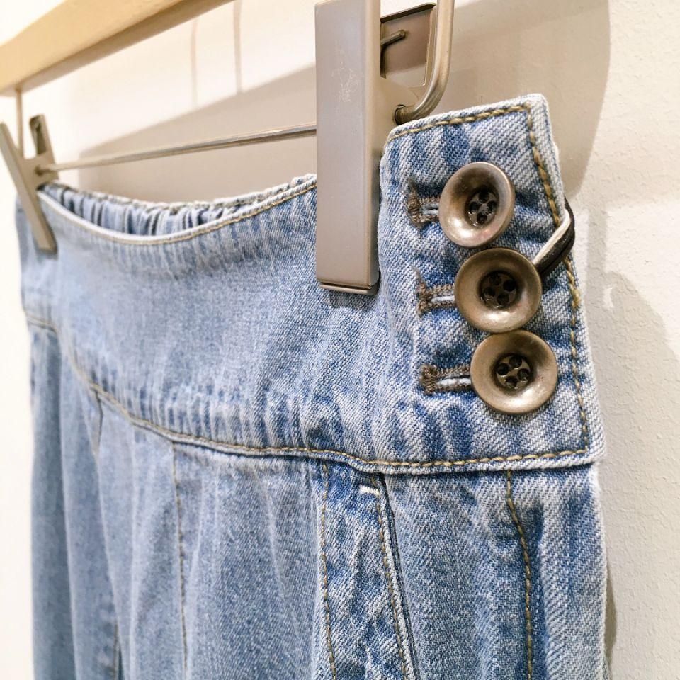 FIL DE FER - C/Liデニム 8分丈パンツ - Sheth Online Store FIL DE FER - C/Liデニム 8分丈パンツ - Sheth Online Store
