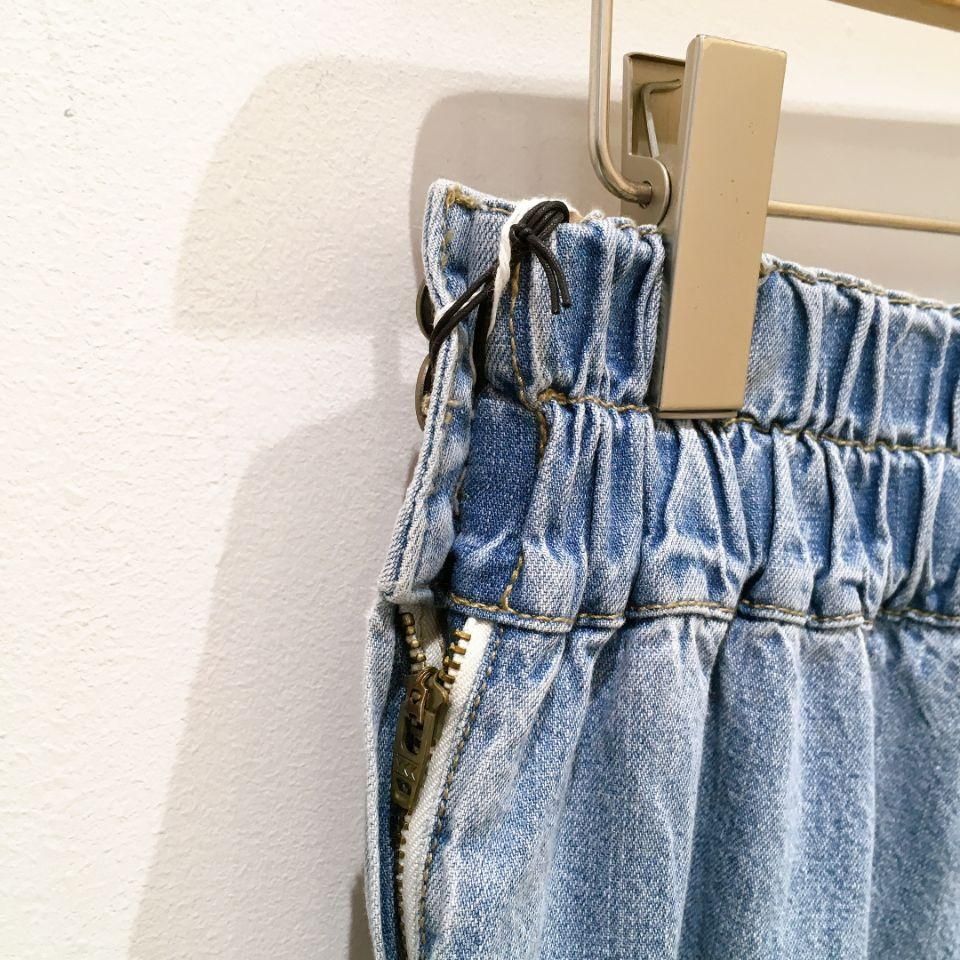 FIL DE FER - C/Liデニム 8分丈パンツ - Sheth Online Store FIL DE FER - C/Liデニム 8分丈パンツ - Sheth Online Store
